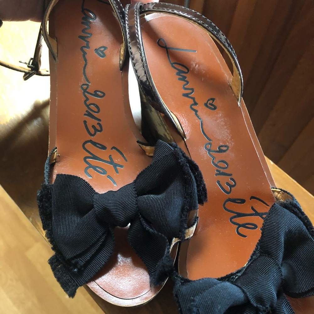 Authentic Euc Lanvin Platform Sandals! - image 1